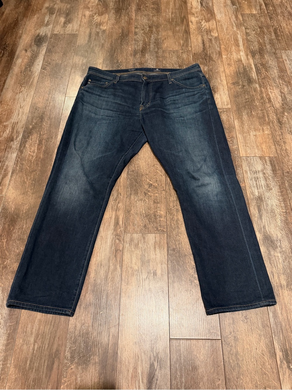 Ag Adriano Goldschmied Indigo Straight-Leg Jeans